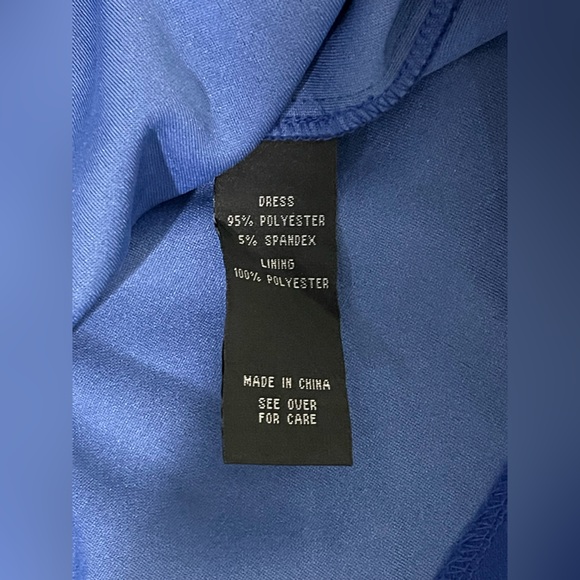 BCX Royal Blue Mini Dress with Silver Accents - Picture 11 of 11